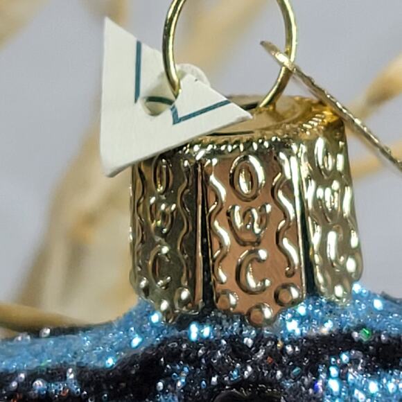 Old World Christmas Monarch Butterfly Ornament Glass Dark Halloween Witchy Decor - Picture 3 of 15